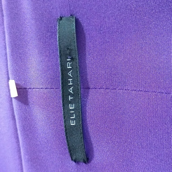 Elie Tahari Silk Satin Wrap Trench Coat size L - Picture 2 of 9